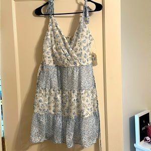 floral altard state mini dress